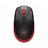 Wireless mouse logitech m190 full-size - red