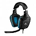 Гейминг слушалки Logitech G432 Surround, 50mm Drivers, Black
