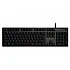 Gaming keyboard logitech g512, black carbon brown