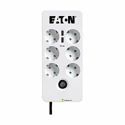 Електрически разклонител Eaton Protection Box 6 USB DIN