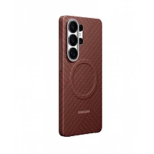 Калъф Samsung S26 Ultra Carbon Magnet Case коралово червен
