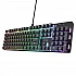 Trust GXT 871 Zora mechanical gaming keyboard, US layout, black