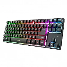 Gaming TRUST GXT831 Thado TKL безжична клавиатура Black US