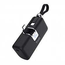 Външна батерия TRUST Pacto 5000 mAh Pocket Powerbank Black
