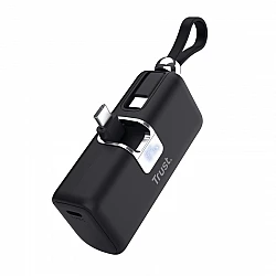Външна батерия TRUST Pacto 5000 mAh Pocket Powerbank Black