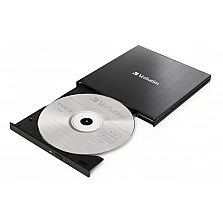 Оптично устройство Verbatim External Slimline CD/DVD Writer USB 3.2 Gen 1/USB-C