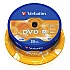 Дискове Verbatim DVD-R AZO 4.7GB 16X MATT SILVER SURFACE (25 PACK)