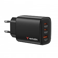SSD Verbatim Essentials GaN Charger 65W EU plug Black