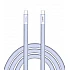 Кабел Verbatim Sync & Charge SoftTouch, USB‑C към USB‑C, 100W, 120 cm, лилав