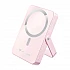 Външна батерия Verbatim Charge 'n' Go Power Bank with Stand Magnetic Wireless 10000mAh Pink