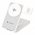 Verbatim Foldable 3-in-1 Qi2 Magnetic Wireless Power Bank 10000 mAh White