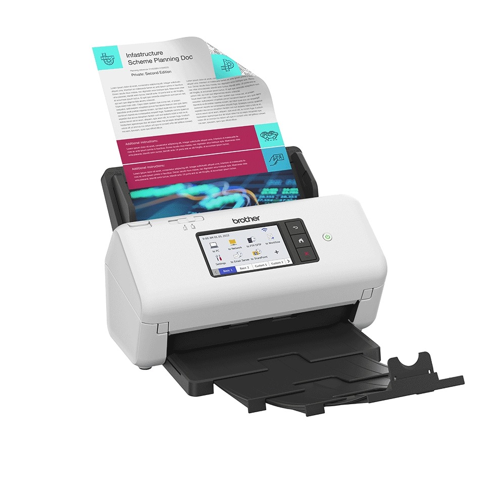 Scanner brother ads-4700w desktop