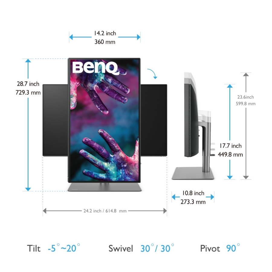 Монитор BenQ PD2725U 27 IPS 3840x2160 4K UHD
