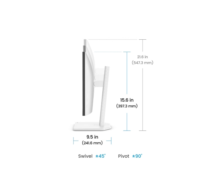 Монитор BenQ GW2790TC 27 WORK & ENTERTAINMENT бял