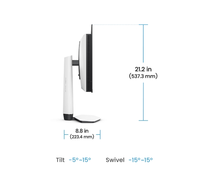 Монитор BenQ EX271UZ 27 4K 240Hz MOBIUZ OLED бял