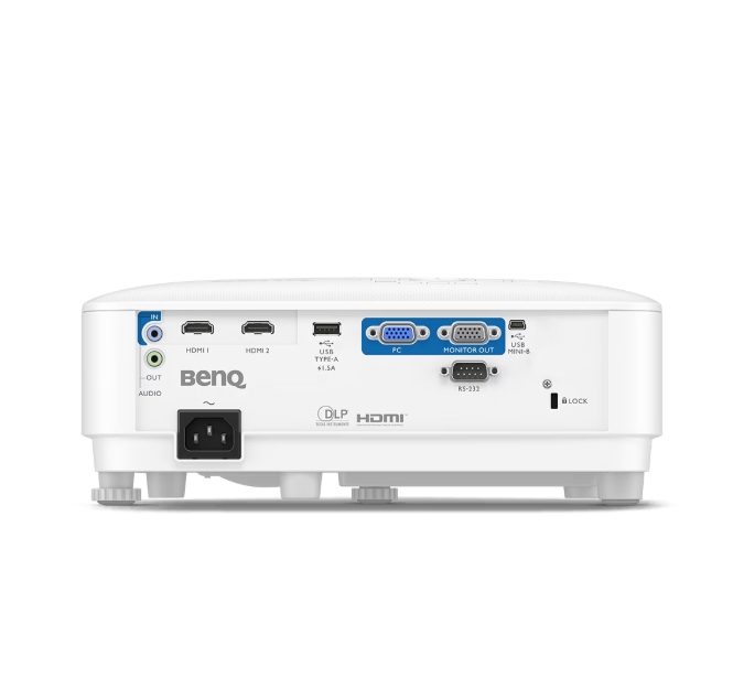 Мултимедиен проектор BenQ MW561 Business, WXGA, 4000 ANSI lm, 20 000:1, 1.1x, 3D, Auto Keystone, HDMI x2, VGA, USB‑A, 20W говорителimage.jpg