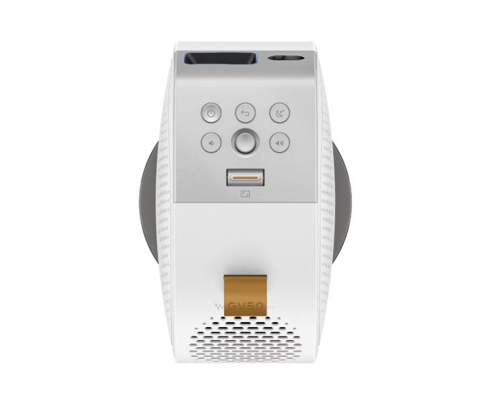 Мултимедиен проектор BenQ GV50 DLP лазерен 1080p 500 ANSI лумена Google TV HDMI USB-C Wi-Fi BT говорители