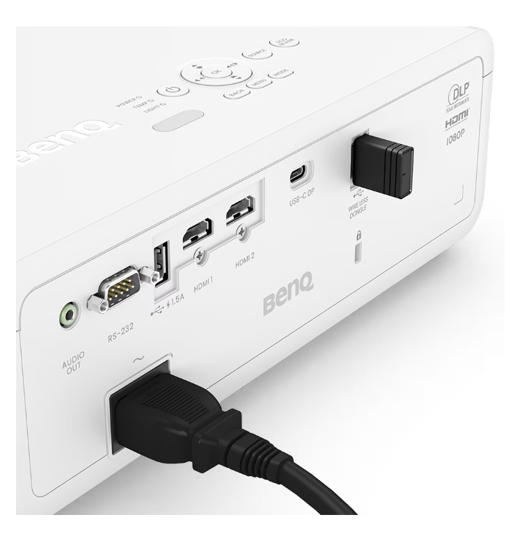 Мултимедиен проектор BenQ LH650 DLP FHD 1080P 4000 ANSI lumens Laser HDMI USB‑C Smart Eco