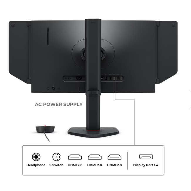 BenQ ZOWIE XL2566X+ Monitor,24.1,FHD,TN,400Hz,Esports HDMI DP Black