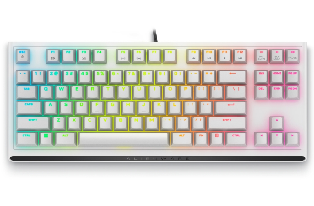Gaming keyboard Dell Alienware Tenkeyless - AW420K - US (QWERTY) - Lunar Light