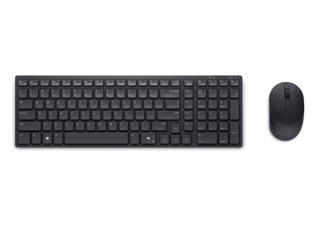 Keyboard and Mouse Dell Pro Compact Silent Keyboard and Mouse KM555 US QWERTY