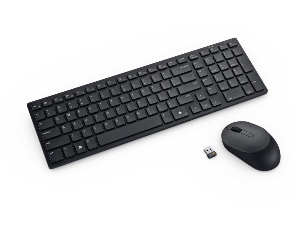 Keyboard and Mouse Dell Pro Compact Silent Keyboard and Mouse KM555 US QWERTY