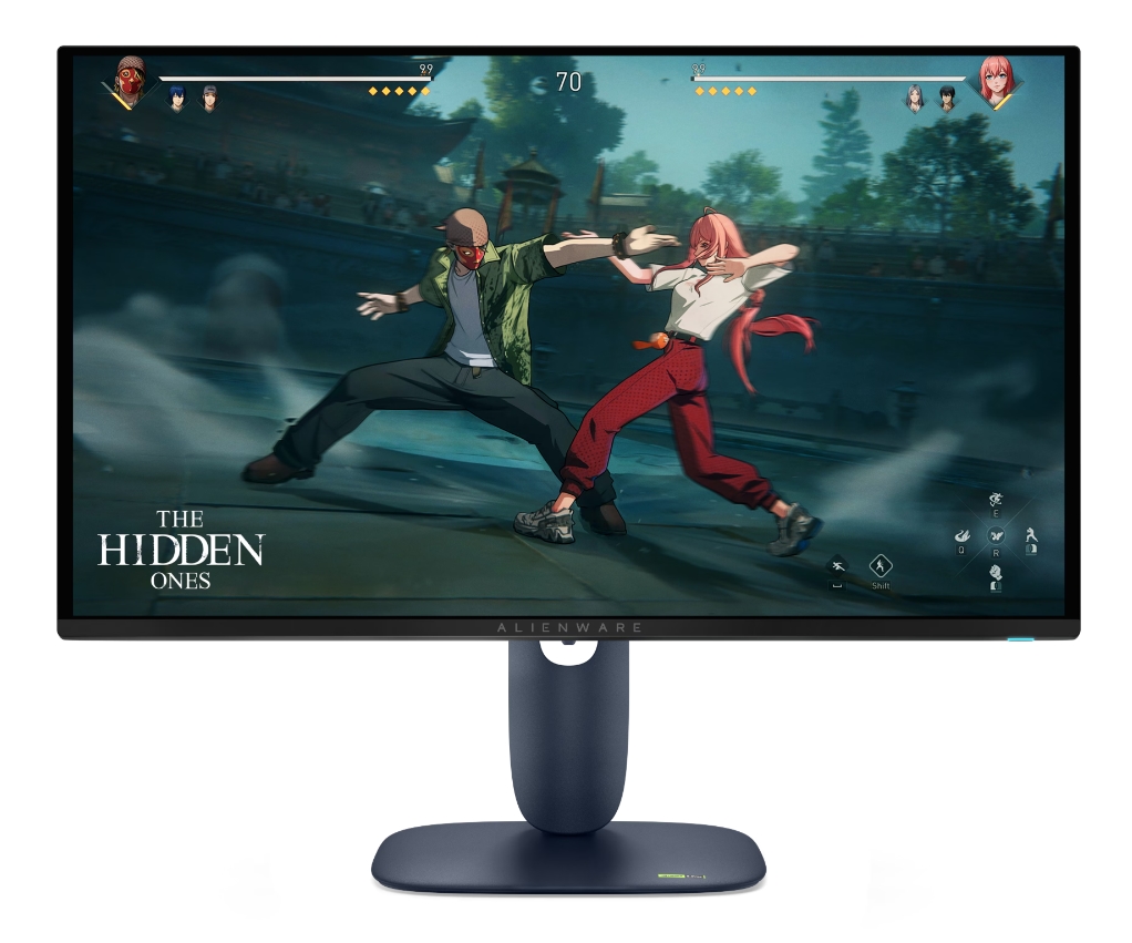 Dell Alienware AW2725D 27 QD‑OLED WQHD 2560x1440 280Hz 0.3ms 95% DCI‑P3 1000cd/m² G‑SYNC, HDMI/DP/USB‑C, adjustable, black