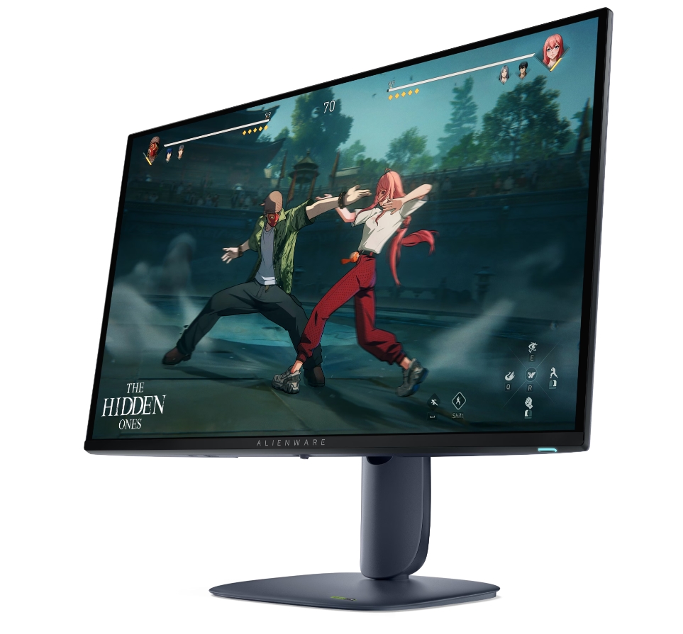 Dell Alienware AW2725D 27 QD‑OLED WQHD 2560x1440 280Hz 0.3ms 95% DCI‑P3 1000cd/m² G‑SYNC, HDMI/DP/USB‑C, adjustable, black