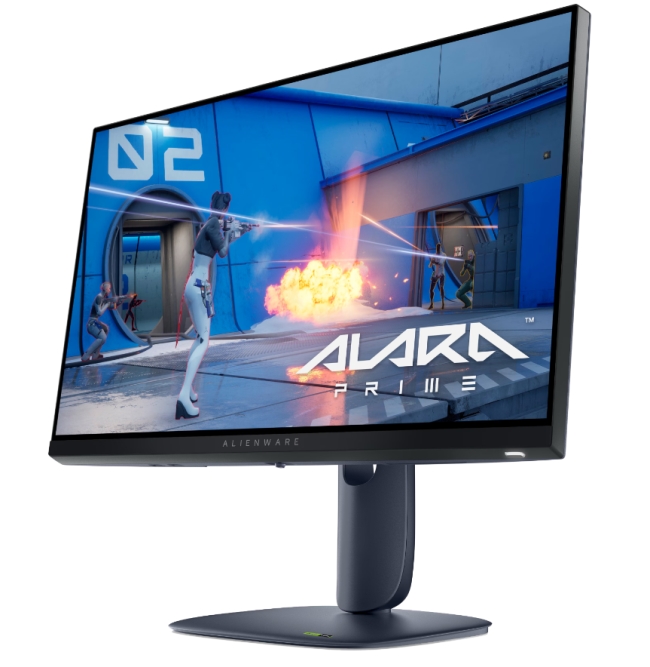 Монитор Dell Alienware AW2525HM 25 IPS AG FullHD 1920x1080 320Hz 0.05ms 400cd/m² G‑SYNC/Freesync, HDMI/DP/USB 5Gbps, регулируем, черен