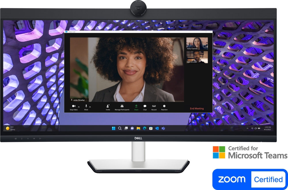 Монитор Dell P3424WEB 34 Curved Video Conferencing WQHD 3440x1440