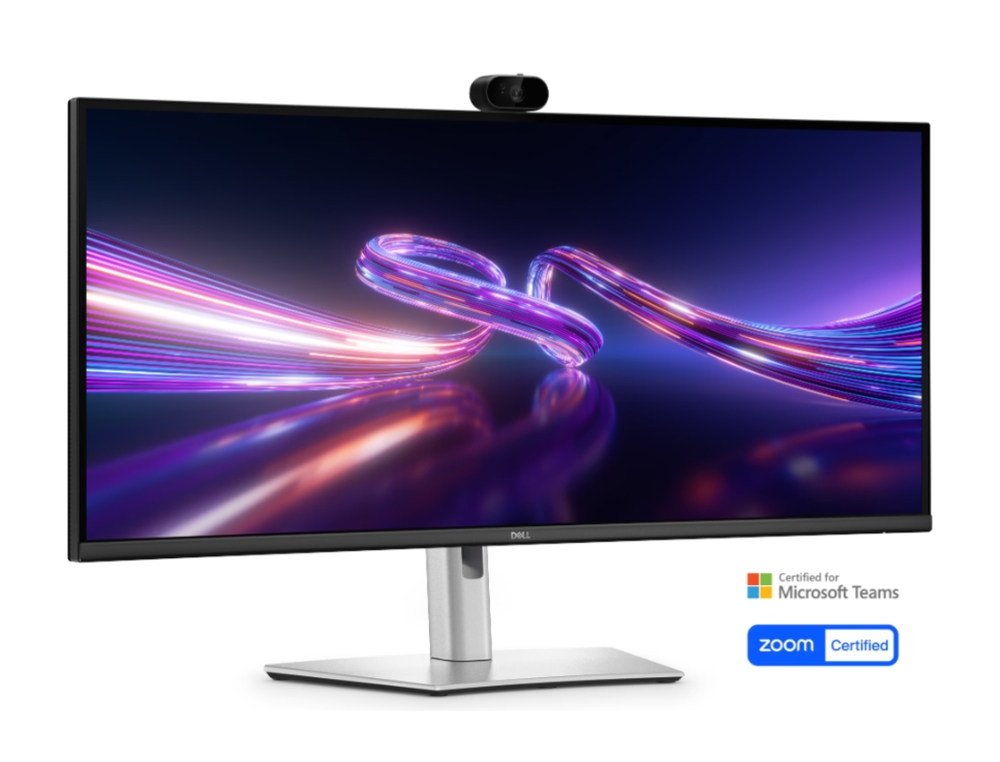 Monitor Dell P3426WEV, 34.1 Curved IPS, UW‑QHD, 100Hz, 5 ms, 99% sRGB, HDMI, DP, USB‑C hub, RJ45, webcam, KVM, PD 90W, Blackcurrys.co