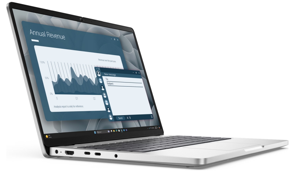 Лаптоп Dell Pro 14 PC14255 AMD Ryzen AI 5 PRO 340 14 FHD+ IPS 16GB 512GB SSD Radeon 840M Win11 Pro + EcoLoop раница