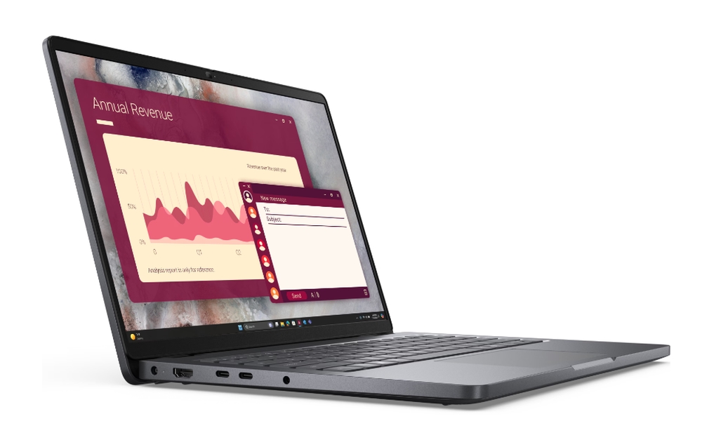 Лаптоп Dell Pro 14 PC14250 Core 5 120U 14 FHD+ IPS 16GB DDR5 512GB SSD Wi‑Fi 6E Win 11 Pro 3Y PS