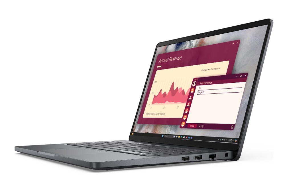 Лаптоп Dell Pro 14 PC14250 Core 5 120U 14 FHD+ IPS 16GB DDR5 512GB SSD Wi‑Fi 6E Win 11 Pro 3Y PS