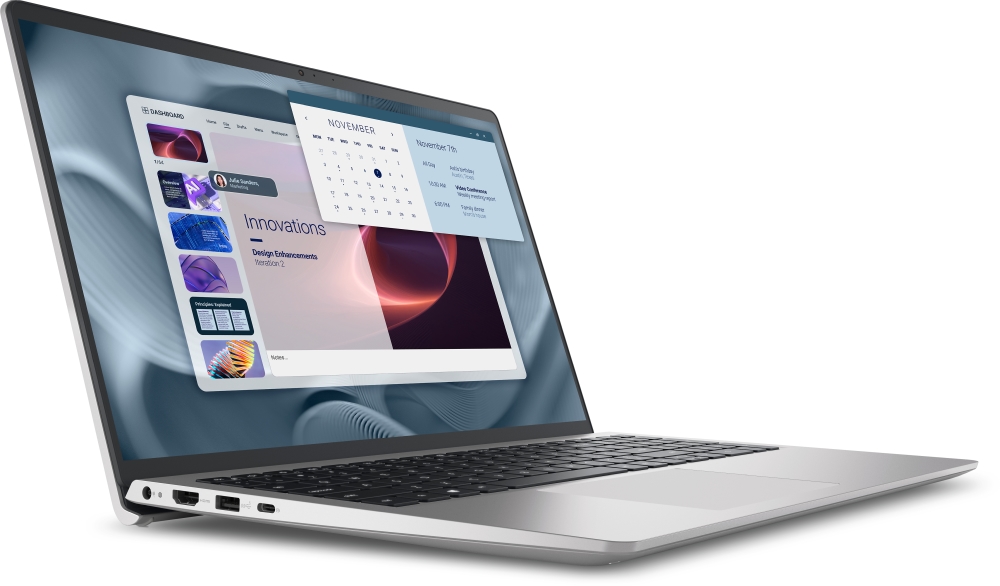 Laptop Dell Pro 15 Essential PV15250, Intel Core 3 100U, 8 GB DDR5, 512 GB SSD, 15.6 FHD 120Hz, Intel UHD, Wi-Fi 6, Ubuntu
