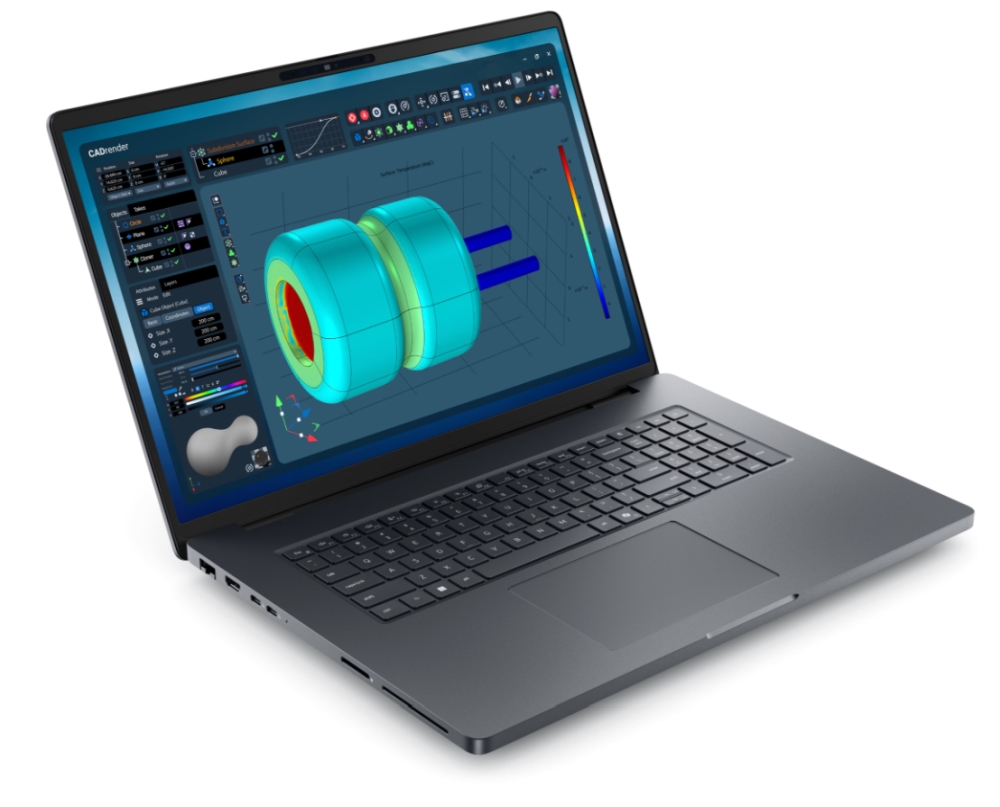 Dell Pro Max 18 Plus MB18250 Ultra 7 265HX vPro 20 cores 5.3GHz 18 QHD+ 500nits 32GB DDR5 6400MT/s 1TB SSD RTX PRO 2000 8GB 8MP IR Camera Wi-Fi 7 FPR Backlit Keyboard Win11 Pro