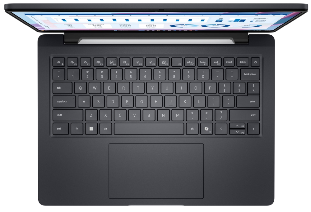 Лаптоп Dell Pro Max 14 MC14255, AMD Ryzen AI 7 PRO 350 (24MB cache, 8 cores, up to 5.0GHz), 14 FHD+, LCD, 300 nits, 16GB: 1x16GB, LPDDR5x, 8000 MT/s, 512GB, SSD Gen4, AMD Radeon Integrated Graphics, FHD HDR RGB Cam, Wi-Fi 7, FPR, Backlit Kb, Win 11