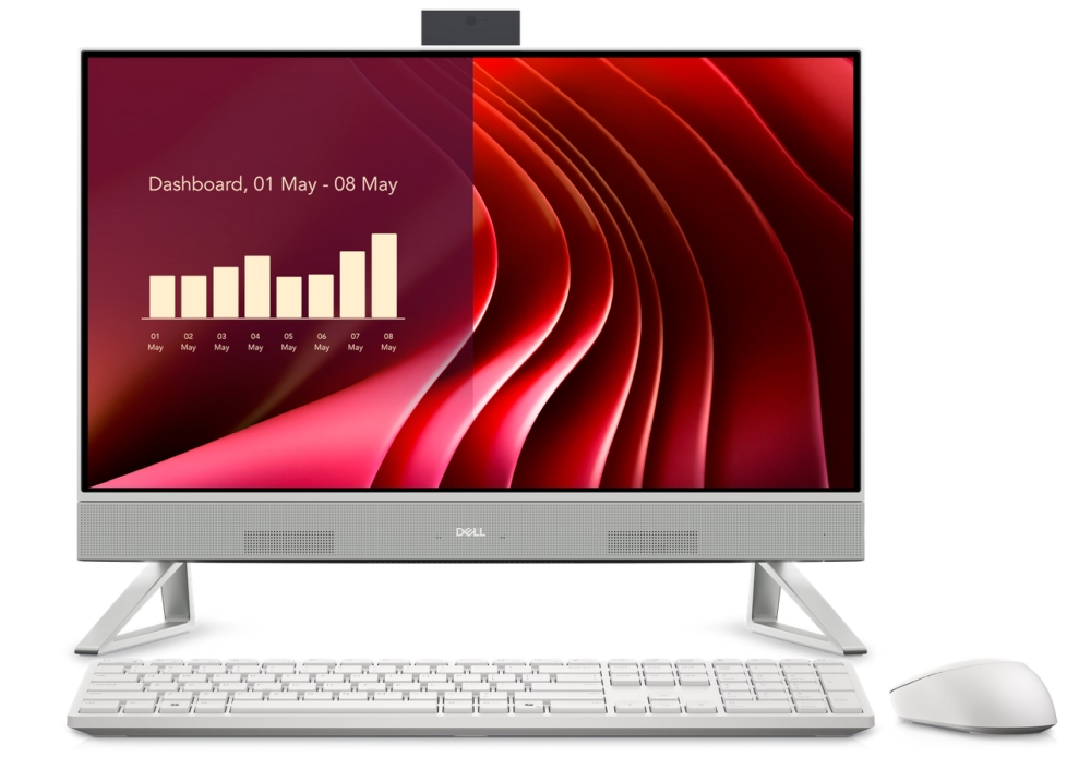 Dell 24 All-in-One EC24250 PC i7-150U 10-core 23.8 FHD Touch AG WVA 16GB DDR5 1TB SSD Intel Graphics WiFi6E