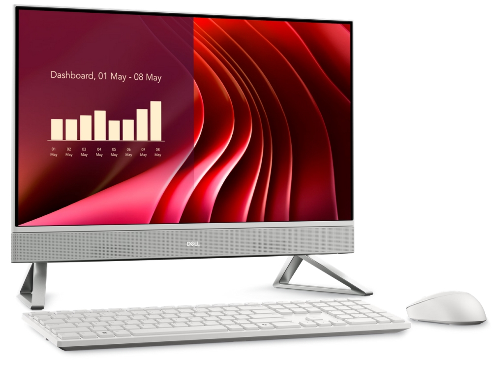 Dell 24 All-in-One EC24250 PC i7-150U 10-core 23.8 FHD Touch AG WVA 16GB DDR5 1TB SSD Intel Graphics WiFi6E