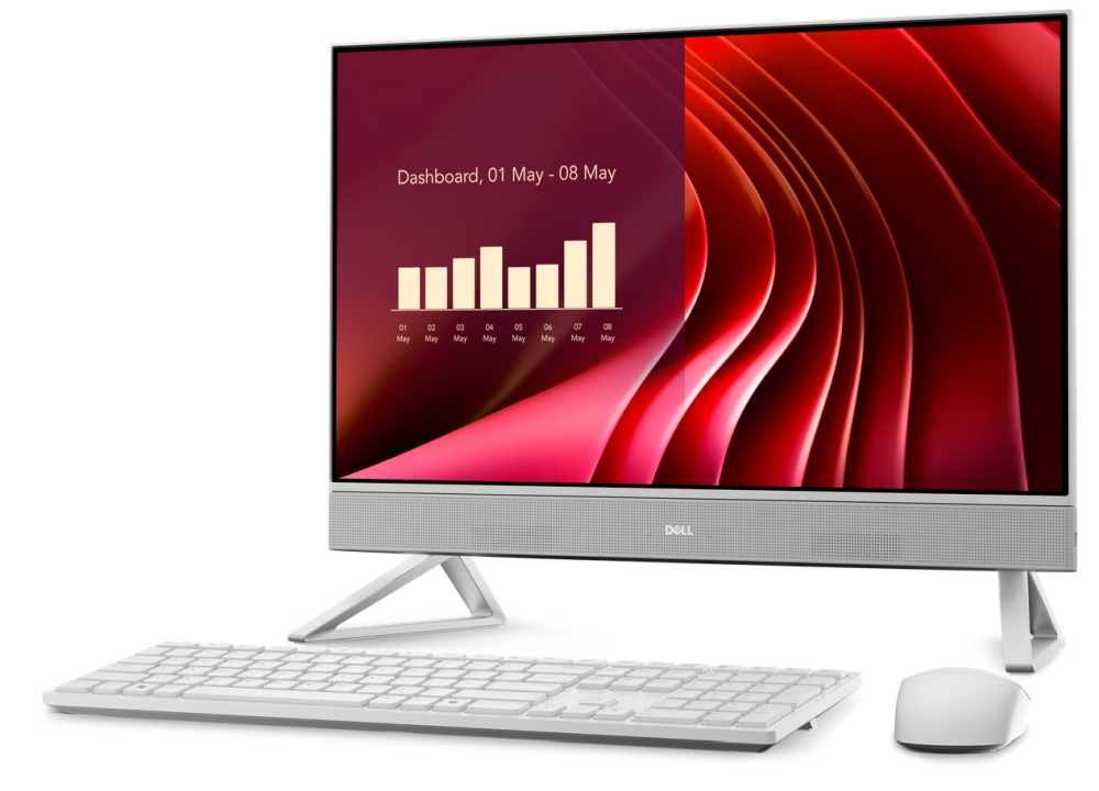 Dell 24 All-in-One EC24250 PC i7-150U 10-core 23.8 FHD Touch AG WVA 16GB DDR5 1TB SSD Intel Graphics WiFi6E