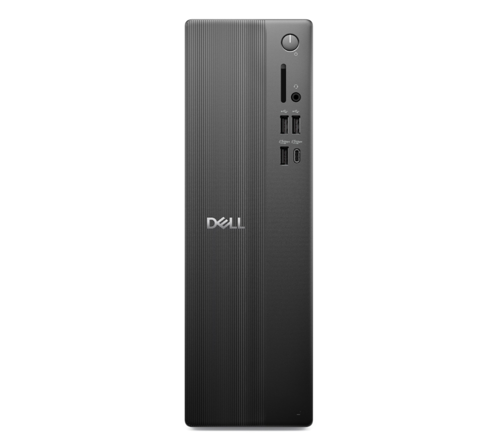 Компютър Dell Slim ECS1250 i3-14100 4 ядра 4.7GHz 12MB 8GB DDR5 4800MT/s 512GB PCIe SSD UHD Wi-Fi 6 клавиатура мишка Ubuntu 180W 3Y BO