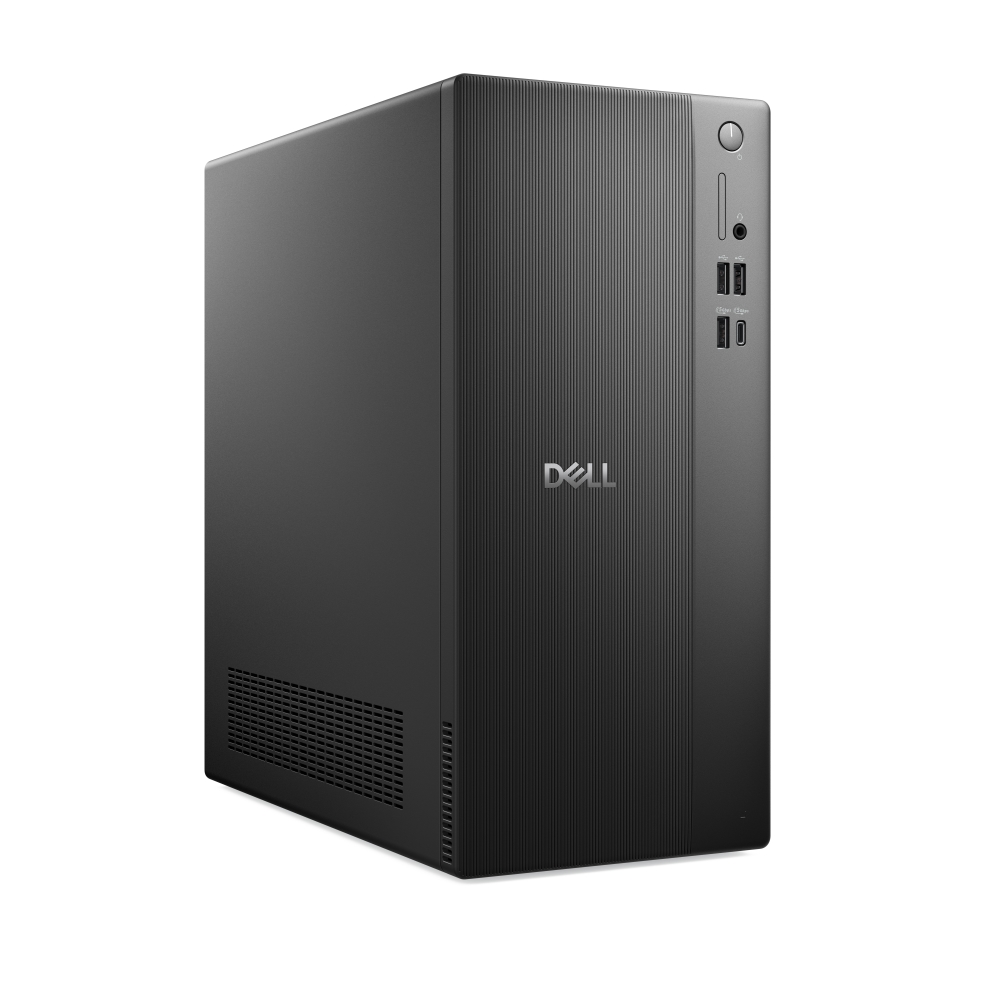 Компютър Dell Tower ECT1250 i3-14100 (4C/12MB до4.7GHz),8GB DDR5,512GB SSD Intel UHD730 WiFi6 Ubuntu