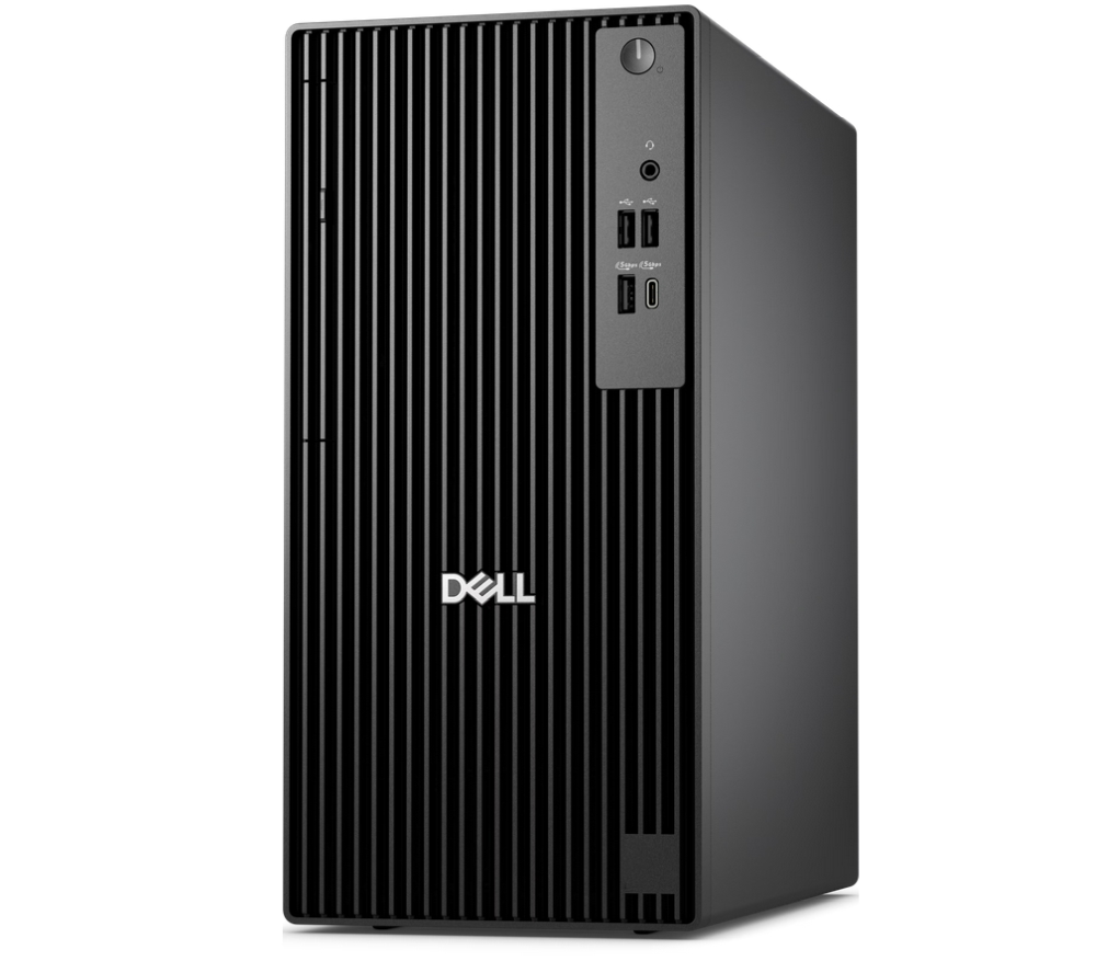 Dell Pro Tower QCT1255 PC, AMD Ryzen 5 8600G (16 TOPS NPU, 6 cores), small business tower