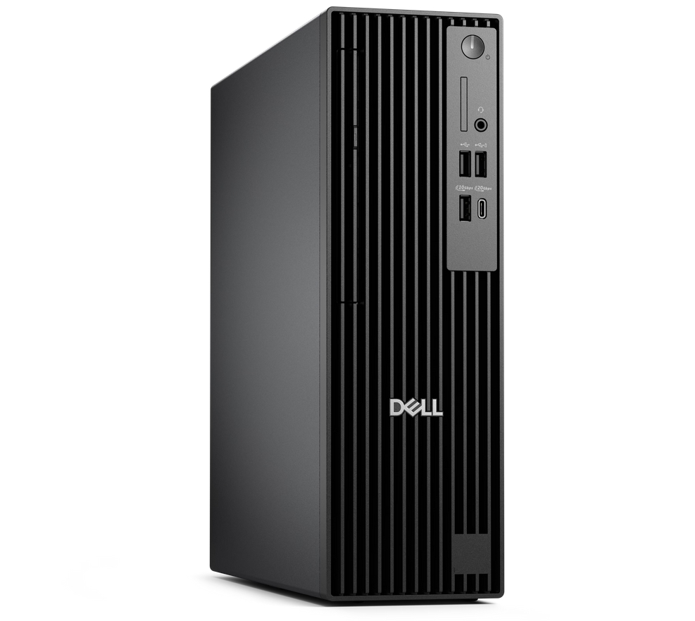 Dell Pro Slim Plus QBS1250 PC, Intel Core Ultra 5 235 (13 TOPS NPU), wireless model