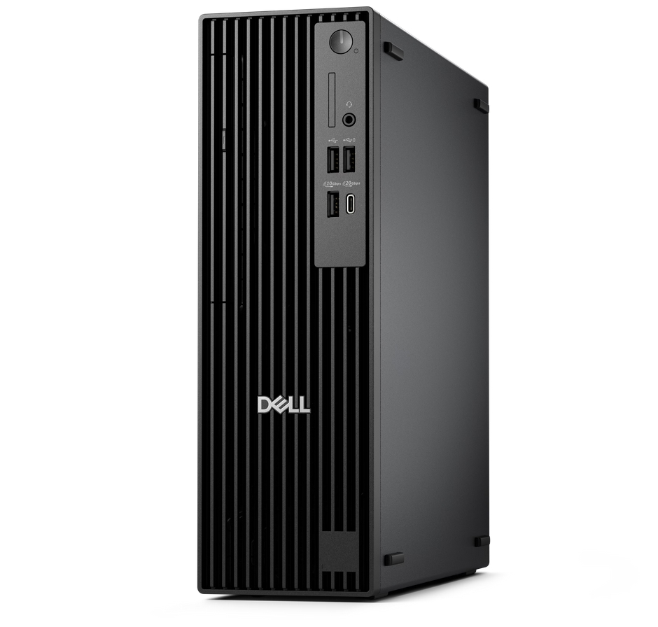 Dell Pro Slim Plus QBS1250 PC, Intel Core Ultra 5 235 (13 TOPS NPU), wireless model