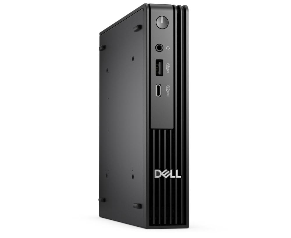 Dell Pro Micro QCM1255 PC Ryzen 5 8500GE 16GB DDR5 512GB SSD Wi‑Fi 6 BG KB & Mouse Ubuntu 3Y PS