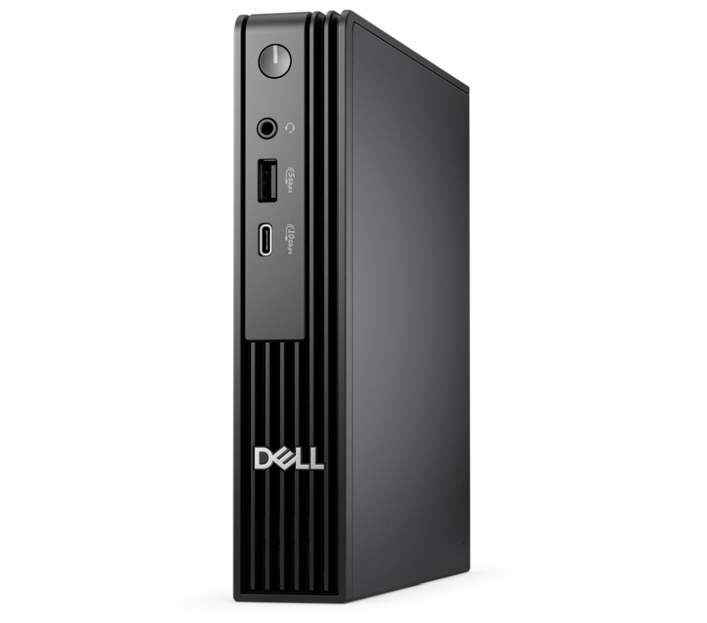 Dell Pro Micro QCM1255 PC Ryzen 5 8500GE 16GB DDR5 512GB SSD Wi‑Fi 6 BG KB & Mouse Ubuntu 3Y PS