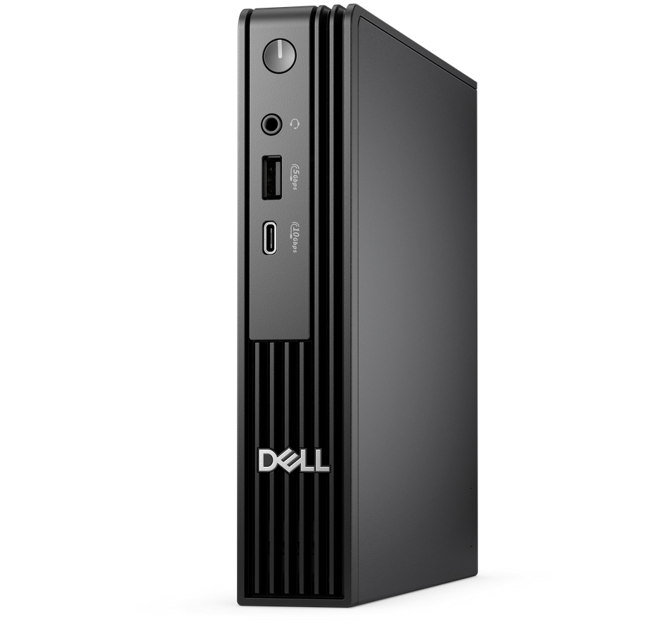Компютър Dell Pro Micro QCM1250 Intel Core Ultra 7 265T 16GB DDR5 512GB SSD Wi-Fi 6E Bulgarian Keyboard & Mouse 180W Win 11 Pro 3Y PS
