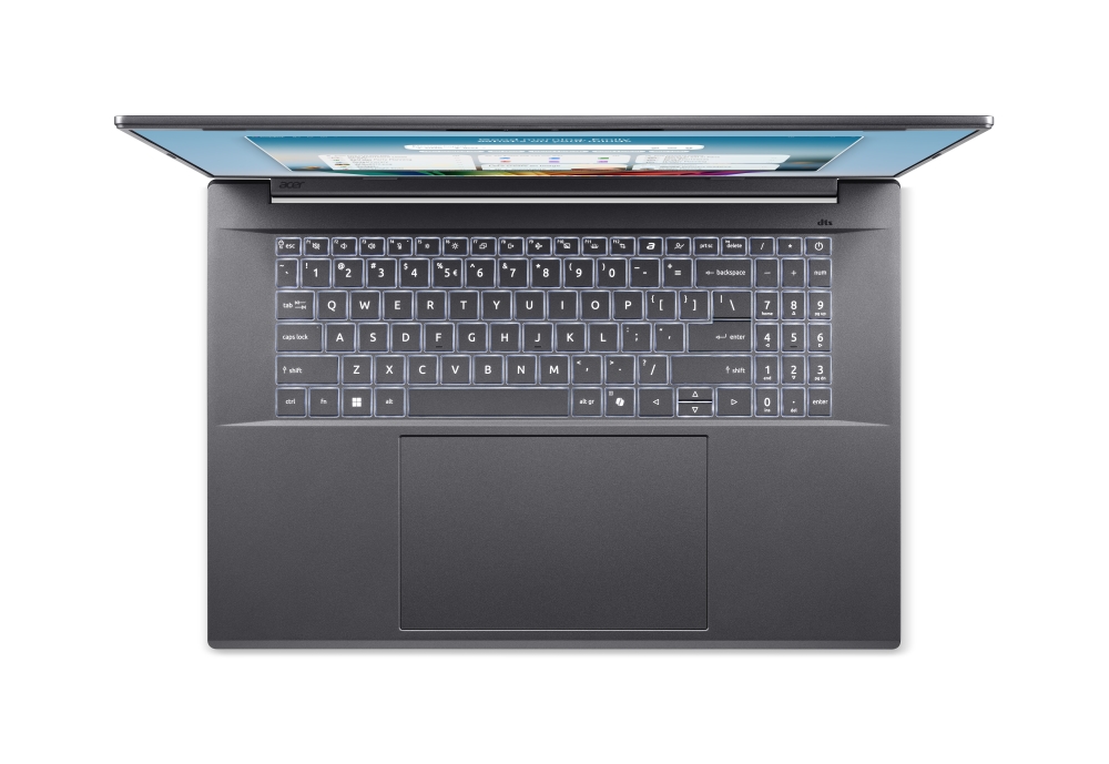 Лаптоп Acer Aspire A18‑I71M‑74W1, Core Ultra 7 355, 16 GB LPDDR5X, 512 GB SSD, 18 WUXGA IPS 165Hz, Wi‑Fi 7, Win 11 Home