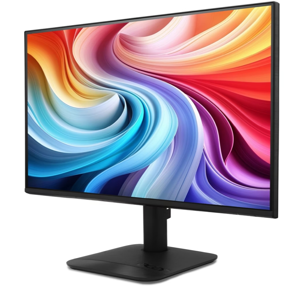 Acer KB272P6bi Monitor 27 FHD IPS ZeroFrame 144Hz 1ms FreeSync HDMI VGA Speakers Adjustable Black